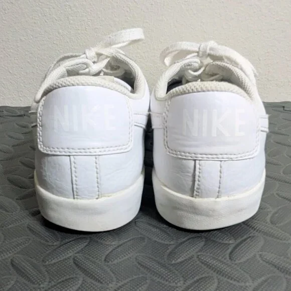 Nike Blazer Low LE Triple White Sneakers - AQ3597-100 Size 9 - Picture 7 of 9